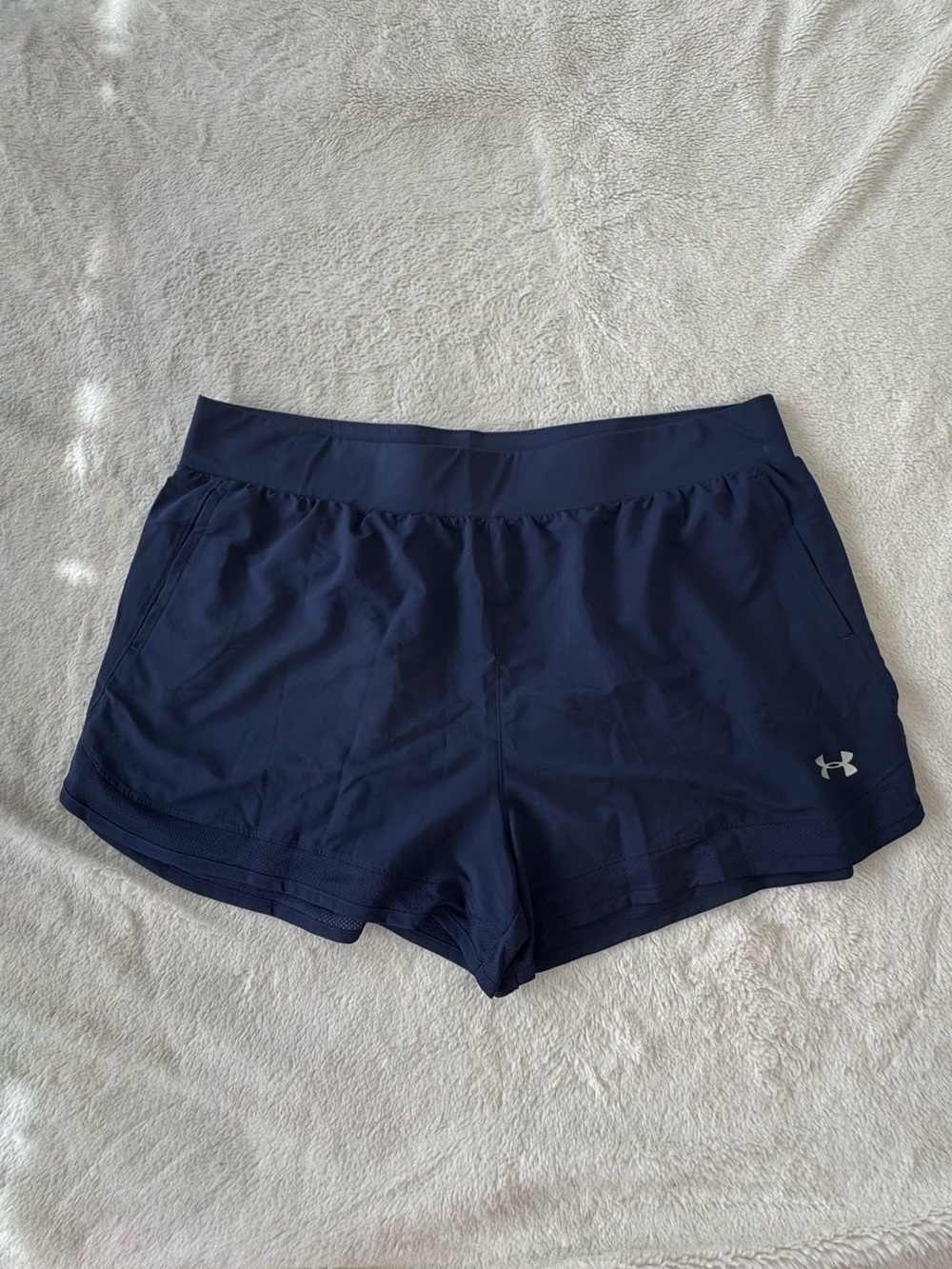 Under Armour Navy Women's Athletic Shorts